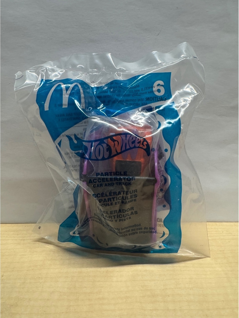 2002 McDonald's Hot Wheels Toy #6 Particle Accelerator NIB